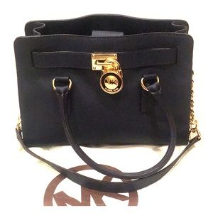 Michael Kors leather Hamilton satchel